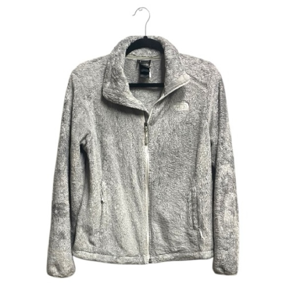 The North Face Osito Jacket- Fleece Full Zip Gray/Silver- Size Medium